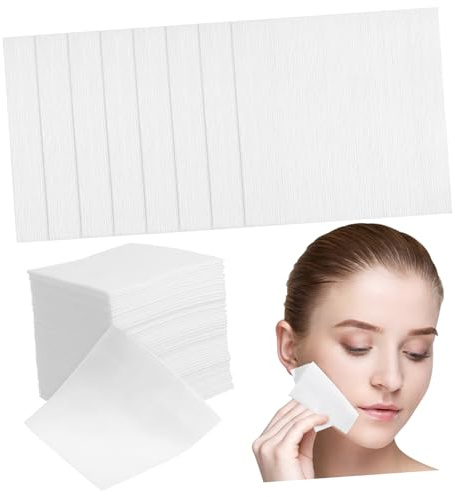 TOYANDONA 400 Stück Einweg Gesichtsreinigungspads aus Atmungsaktivem Vliesstoff Make Up Entferner Tücher für Empfindliche Haut 10X10cm