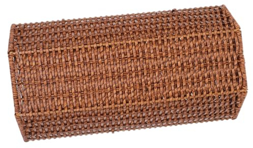 CORHAD Schirmständer Kunststoff Rattanoptik Hexagonal Braun Schirmhalter für Eingangsbereich Hotel und Café Regenschirmhalter Innen mit Stauraum Wasserabweisend Robust für Gewerbe