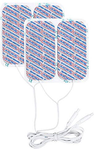 TensCare Perfect MamaTens Replacement Electrode Pads with Integrated Leads, 4 Count