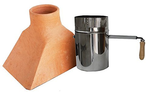 Kit Chimenea de Barro con Tiro de INOX para Horno