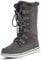 Polar Boot Womens Tall Durable Faux Fur Winter Rain Snow Waterproof Outdoor Calf Boots, 5 UK, Grey Suede