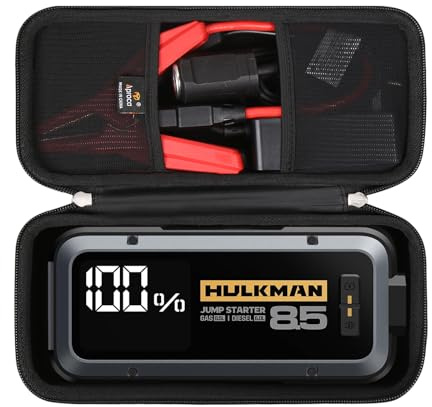 Aproca Hartschalen-Schutzhülle für Alpha85 Starthilfe, 2000 A, 20.000 mAh, Autostarter, Schwarz, Für Reisen
