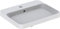 Geberit VariForm lavabo da Incasso Rettangolare, 550x450mm, con Foro per Rubinetto, con troppopieno, colorazione: Bianco - 500.741.01.2