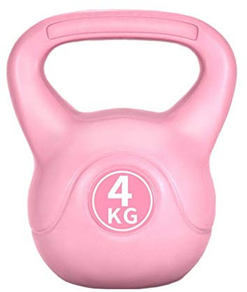 Kettlebell AGYH Fitness Rosa, Fitness Donna Sottile Braccia per Perdere Peso ， Bilanciere da Palestra Squat Allenamento Bilanciere, 2 kg / 4 kg / 6 kg (Size : 4kg/8.8lb)