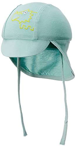 Sigikid Baby-Jungen Mütze aus Bio-Baumwolle für Kinder Sonnenhut, Blau, 38 cm