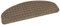 Stufenmatten/Treppenteppiche Terra 65x23cm halbrund