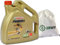 Huiles moteur 4 temps 10w40 lubrifiant Castrol Power1 4T 10W-40 avec porte-clés tire-bouchon 4lt
