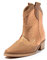 L37 HANDMADE SHOES Stivali da Cowboy, Scamosciata, Fodera in Pelle, Scarpe Fatte a Mano, Cielo Pieno di Stelle, Western Boot Donna, Marrone Chiaro Oro, 39 EU