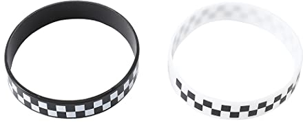Yean Paar Armband Schwarz Sport Silikon Armbänder Party Dekoration Universal Armband für Frauen Männer, Silikon