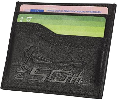 Kawasaki Z-50th Card Wallet Portefeuille pour cartes de crédit, Noir , étui