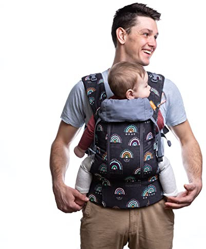 Beco 8 Porta Bebè Neonato - Marsupio Ergonomico Neonato - Fascia Per Neonati Ibrida Porta Bebè - Zaino Porta Neonato & Marsupio Neonati Con Seduta Regolabile - Porta Bambino Ergonomico da 3 a 20 kg