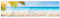 MuchoWow® Balkon Sichtschutz Sichtschutzmatte Balkonbanner Abdeckung für Terrasse Balkon Windschutz Blickdicht Wetterfest 300x75 cm Tropisch - Strand - Palme