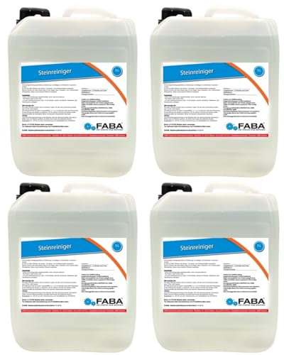 FABA Steinreiniger Wegreiniger für Terrasse und Pflaster 4x5 L in Kanistern