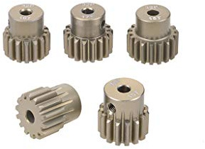 Fasizi 5 Stück 32DP 3,175 mm 14T 15T 16T 17T 18T Ritzel Motor Getriebe für 1/8 Rc Auto Brushed Brushless Motor