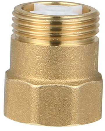 perfk Clapet Anti-retour de Tuyau D'arrosage En Laiton 32mm Soupape D'évent à pour Compresseur D'air