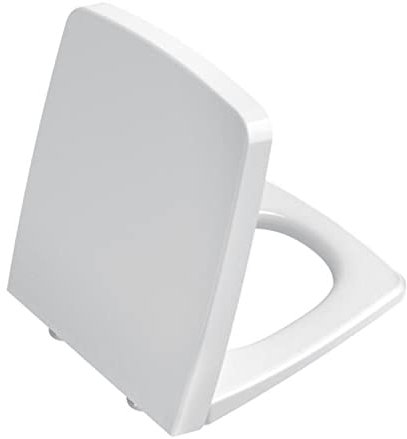 Alpenberger WC Sitze | VitrA Metropol WC-Sitz | Toilettensitz mit Schnellverschluss & Absenkautomatik | Softclose WC Deckel mit Edelstahlscharnieren | Toilettendeckel aus Duroplast | Made in Europa