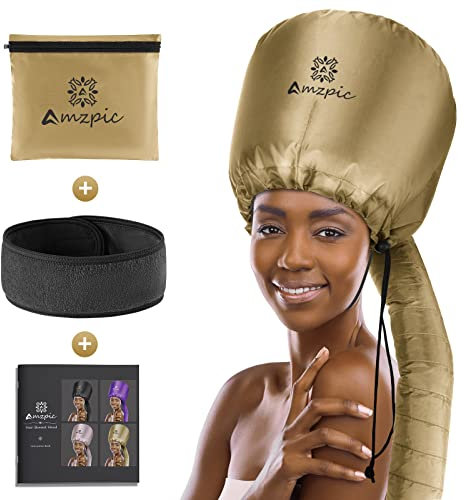 Motorhauben-Haartrockneraufsatz – Weicher, verstellbarer extra großer Motorhauben-Haartrockner für beschleunigt die Trocknungszeit zu Hause, einfach zu bedienen zum Stylen, Locken und