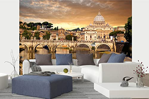Vlies Fototapete PETERSDOM 375 x 250 cm (inkl. Kleister) - Vlies Tapete, Wandtapete, Wandbilder - Tapete für Wohnzimmer Schlafzimmer, Büro, Küche - Montagefertig