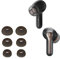 kwmobile 6x Replacement Ear Tips Compatible with SoundPeats Capsule 3 Pro - Silicone Tips for Earphones - Black