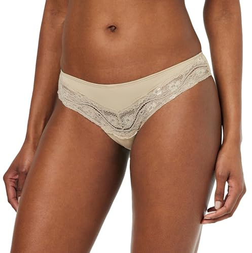 Triumph Damen Lovely Micro Brazilian String Briefs, Cinnamon, S