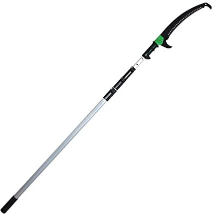Scie d'élagage télescopique, scie à Perche Extensible Professionnelle de 11,5 Pieds/3,5 m, utilisée pour l'élagage et la Coupe des Branches et des Feuilles, scie d'arbre fruitier d