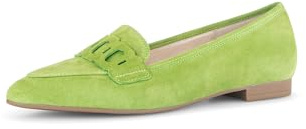 Gabor Damen Slipper, Frauen Slip On,Slides,Schlupfschuhe,schluepfschuhe,Loafer,College Schuhe,Businessschuhe,Slip-ons,Granny Green,38 EU / 5 UK