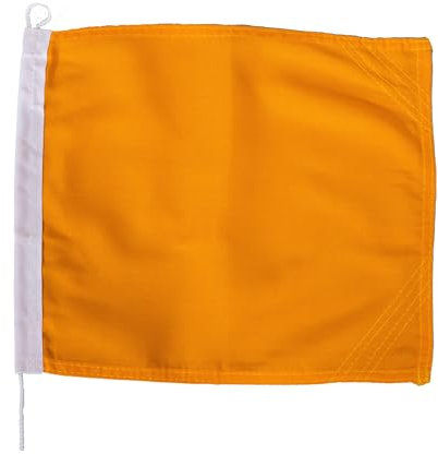 Netflags Signalflagge Quebec 20 x 24 cm aus 160 g/qm Schiffsflaggenstoff