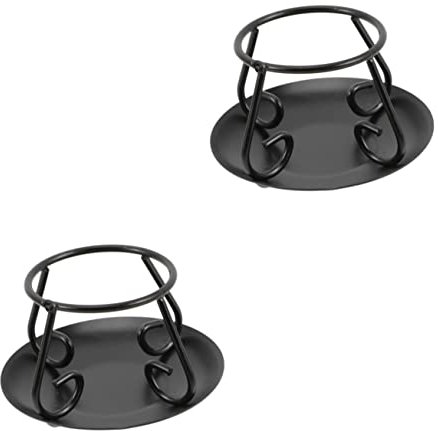 Alipis 2st Pentagramm-topfhalter Kochstativ Mit Offenem Feuer Backofen-stativ Tischdekoration Topf Desktop-halter Topfhalterungsring Tischstativ Kessel Gusseisen Teelicht