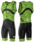 SLS3 Triathlon-Anzüge für Herren – Premium FX Tri-Anzug für Herren, Triathlon-Anzug – ärmelloser Triathlon-Anzug für Herren, große Gesäßtasche (Grüner Farbverlauf, Large)