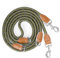 PETCOOZ Hundeleine 3 M Verstellbare Schleppleine für Mittel- & Großhunde(15-60kg), Reflektierende Freihandleine mit 2 Karabiner, Doppelleine aus Robustem Nylon, 200 kg Extreme Kraft