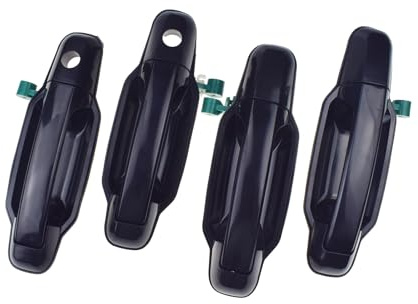 Türgriff vorne hinten links rechts außen passend für Kia Sorento 2003 2004 2005 2006 2007 2008 2009 826503E021 826603E021 82650-3E010,82660-3E010 (vorne hinten 4 Stück. s)