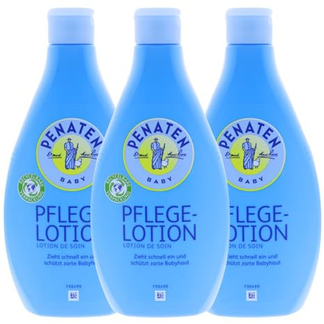 Penaten 3X Pflegelotion je 400ml Baby Hautpflege Bodylotion sanft für zarte Haut