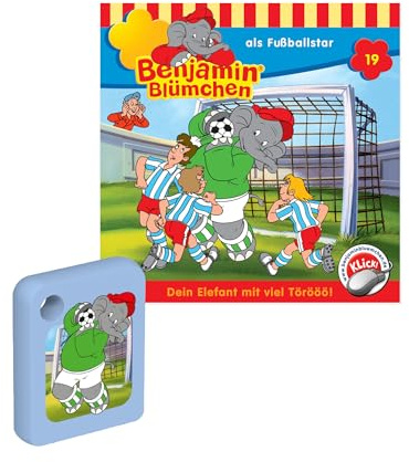 Galakto Audio-Token: Benjamin Blümchen als Fußballstar | Hörspiel für Kinder ab 3 Jahren, Spielzeit ca. 34 Minuten