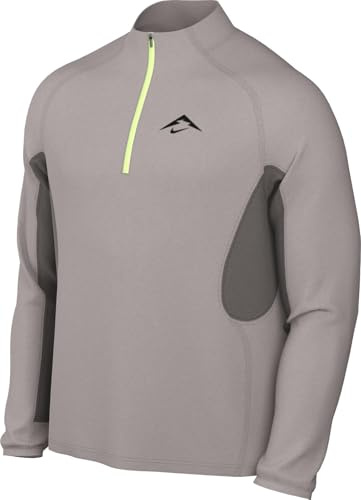 Nike Trail Mid-Layer Half Zip Top Men's College Grey/Cave Stone/Black, FV9994-009, M