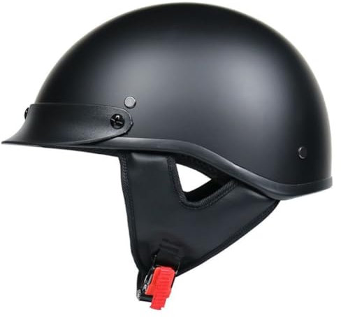 Casque Moto Cruiser Doublure amovible Demi-Casques Pour Vélo Electrique Chaud Toute Saison EUR omologato Brim Youth ABS