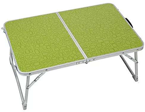 BK&MF Tragbarer Kleiner klappbarer Campingtisch, ultraleichter Aluminium-Picknick-Campingtisch, Beistelltisch mit Tragetasche für Grill, Party, Camping,A,60x40x25cm(24x16x10inch)
