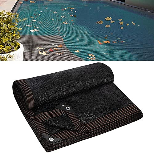 Rete di copertura per piscina rettangolare, 5 x 10 m, telo protettivo per piscine fuori terra, rete fine, copertura di protezione per piscina all'aperto per bloccare foglie e detriti