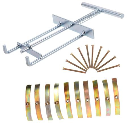 Uonlytech Kit De Réparation De Boîtier D'interrupteur Type 86, 1 Jeu De Cassettes De Prises, Fixation Universelle De Prises Électriques Avec Tige De Support En Acier Pour Bureaux,