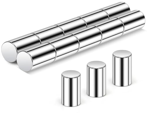 Wukong 6×10mm | 10 Stück Neodym Magnete Starke, Kleine Magnete Stark Pinnwand Magnet, Whiteboard Magnet Mini für Magnettafel, Kühlschrank and Büro