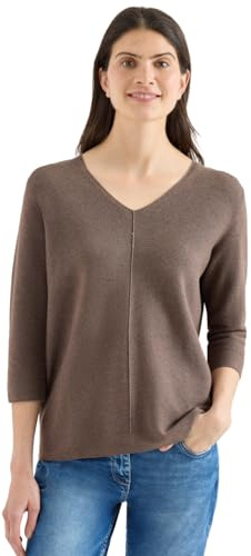 Cecil Damen 3/4-Arm Pullover mit Struktur