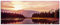 ARTland Wanddeko Glasbilder Wandbild Glas Bild einteilig 125x50 cm Querformat Natur Landschaft Wald See USA Amerika Grand Teton Sonnenuntergang S5YA