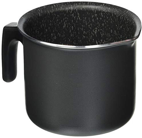 Carrefour Home 0011646530 Sartén honda - Cacerola (Sartén honda, Negro, Acero inoxidable, Aluminio, Gas, Inducción, 390 mm, 215 mm)