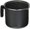 Carrefour Home 0011646530 Sartén honda - Cacerola (Sartén honda, Negro, Acero inoxidable, Aluminio, Gas, Inducción, 390 mm, 215 mm)