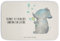 Mr. & Mrs. Panda Duschvorleger Elefant Seifenblasen - Geschenk, Tiere, Badezimmermatten, Gute Laune, Liebesspruch, Tiermotive, Badematten, lustige