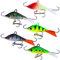 Sougayilang Eisfischköder, lebensechte Fischköder, Eisjigging-Köder, Set für Barsch, Zander, Typ 4-5 Stück (5,2 cm/7,9 g)