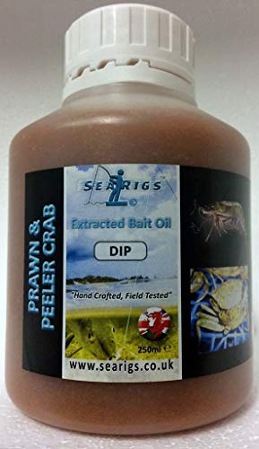 searigs Sea Fishing Extracted Bait Oil - PVA Friendly - Super Sticky Dip UK