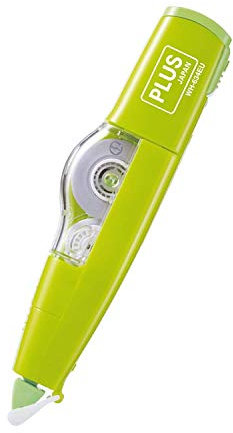 Plus Japan Korrekturroller, wiederaufladbar, MR, 4,2 mm x 6 m, Grün, 3 Stück