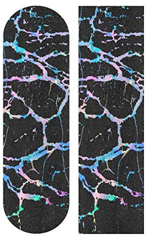 Mnsruu Ainbow Stripes Skateboard-Griffband, Roller, Deck, Sandpapier, 22,9 x 83,8 cm