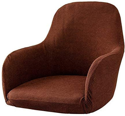 Tubayia Stretch Stuhlbezug Stuhlhusse Stuhl Abdeckung Schonbezug für Esszimmer, Büro (Coffee)