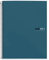 Miquelrius - Notizbuch A5 (148 x 210 mm), Notebook The Original Colours, 80 Blatt 90 g/m² und 1 Farbstreifen, Raster 5 mm, 2-Loch-Stanzung, Hardcover, Farbe Ozean
